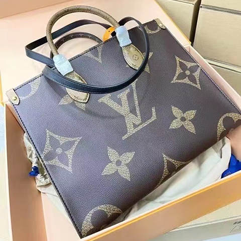 Lv Onthego大号手袋一比一老花手